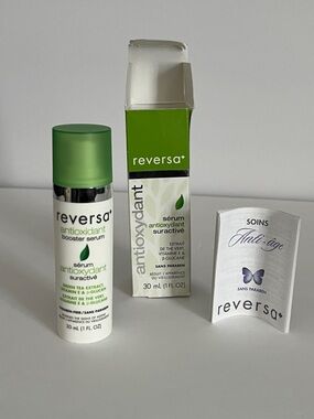 Reversa+ Antioxidant Booster Serum - Green Tea Extract Vitamin E & B-Glucan 30mL